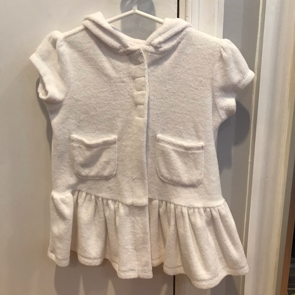 White swim coverup 18-24 months